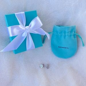 Tiffany & co 1837 sterling silver circle earrings